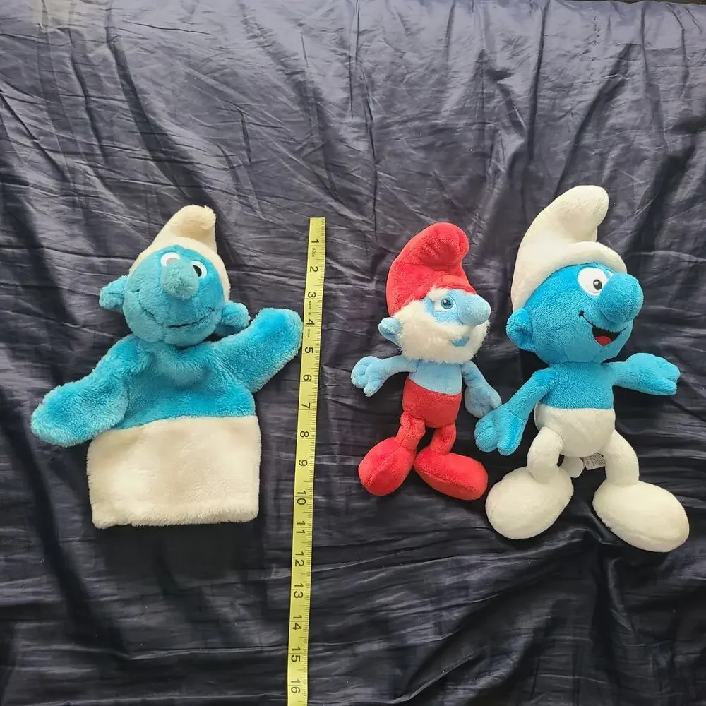 Smurf plush and one Puppet  lot